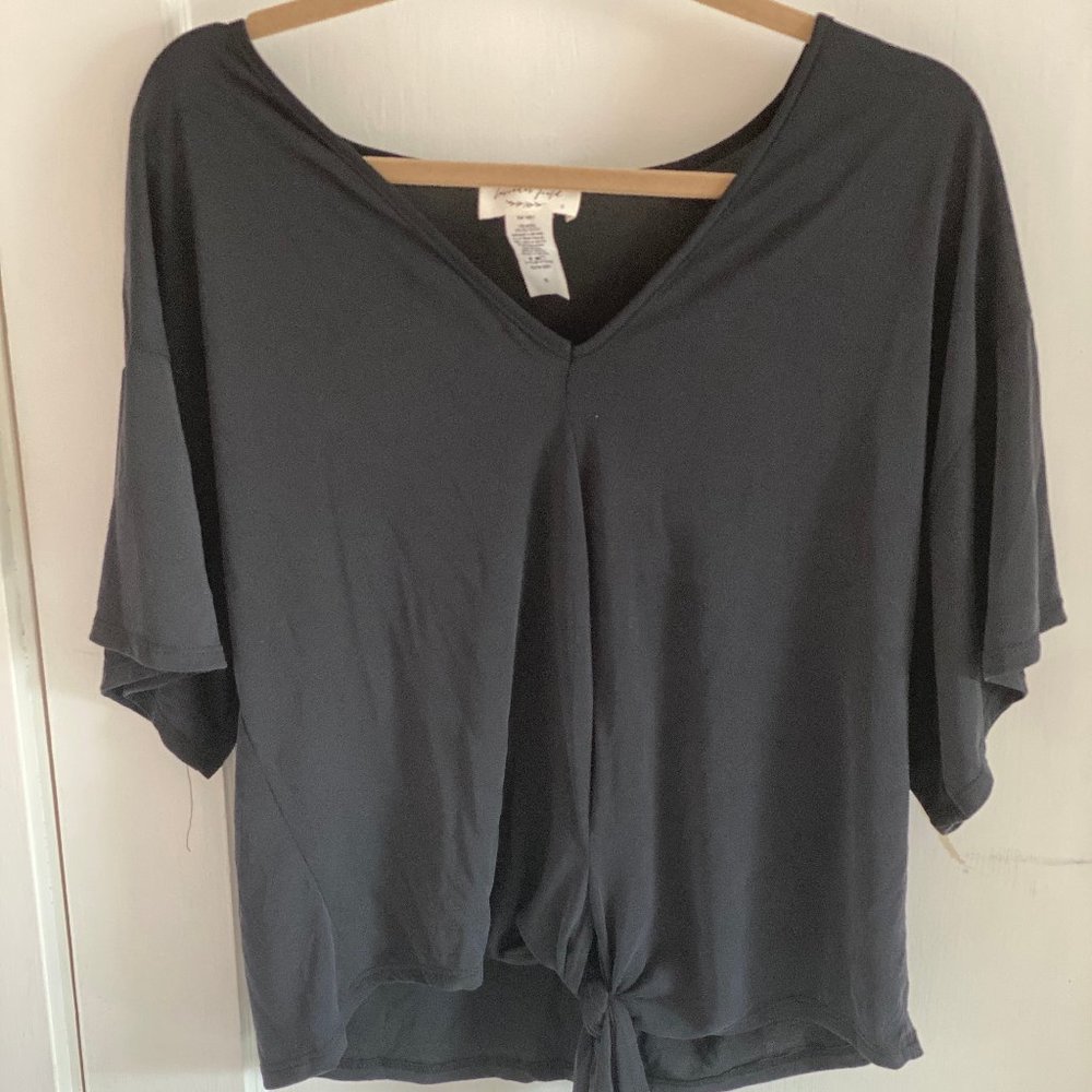 Cute grey loose shirt